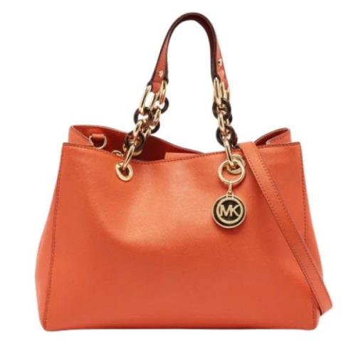 Michael Kors Pre-owned Pre-owned Laeder totevskor Orange, Dam