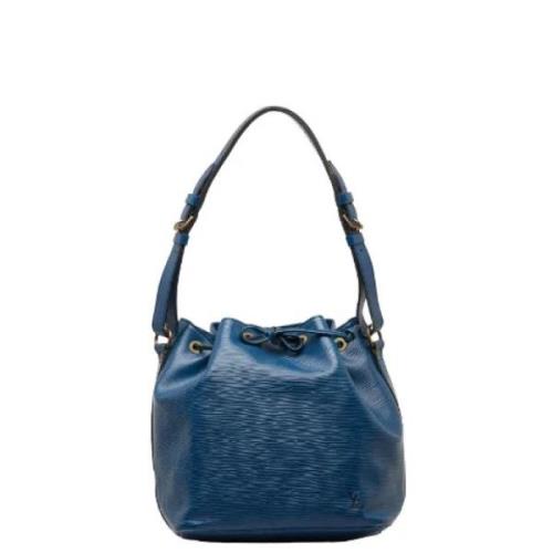 Louis Vuitton Vintage Pre-owned Laeder handvskor Blue, Dam