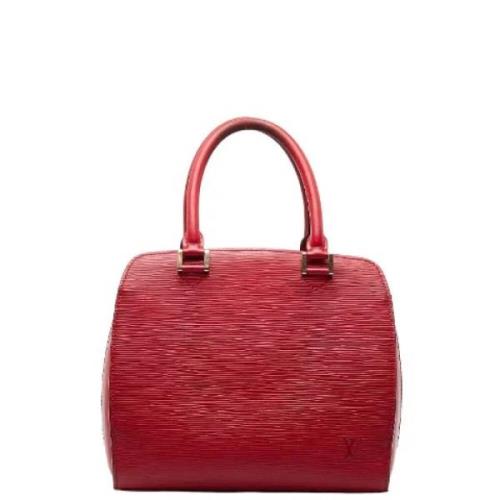 Louis Vuitton Vintage Pre-owned Laeder handvskor Red, Dam