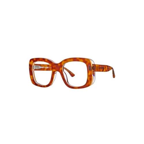 Thierry Lasry Stiliga solglasögon för modeälskare Brown, Unisex