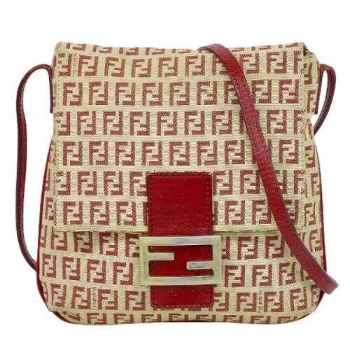 Fendi Vintage Pre-owned Canvas fendi-vskor Beige, Dam