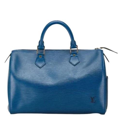 Louis Vuitton Vintage Pre-owned Laeder louis-vuitton-vskor Blue, Dam