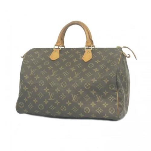 Louis Vuitton Vintage Pre-owned Tyg handvskor Brown, Dam