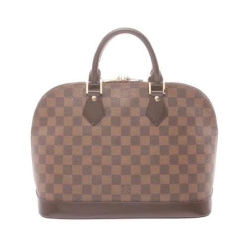 Louis Vuitton Vintage Pre-owned Canvas handvskor Brown, Dam