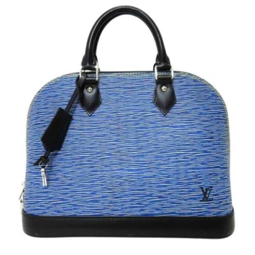 Louis Vuitton Vintage Pre-owned Laeder handvskor Blue, Dam