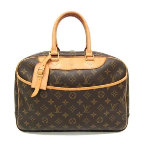 Louis Vuitton Vintage Pre-owned Tyg handvskor Brown, Dam