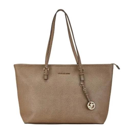 Michael Kors Pre-owned Pre-owned Canvas handvskor Brown, Dam