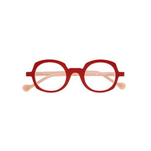 Anne & Valentin Stiliga Glasögon för Moderna Individer Red, Unisex