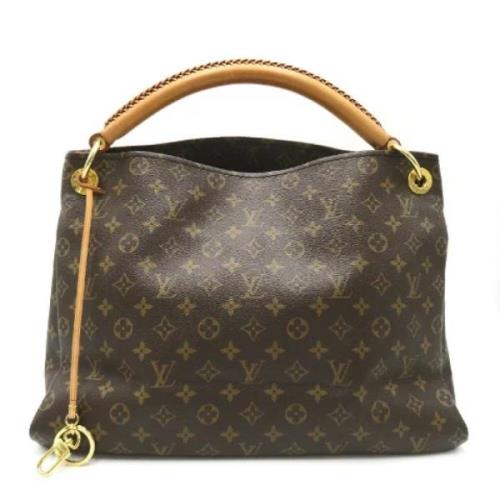 Louis Vuitton Vintage Pre-owned Canvas handvskor Brown, Dam