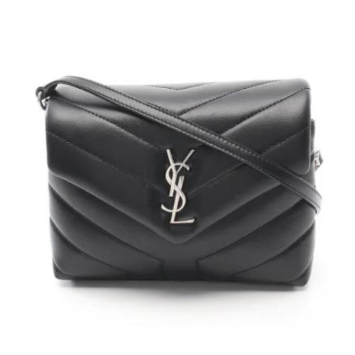 Yves Saint Laurent Vintage Pre-owned Laeder axelremsvskor Black, Dam