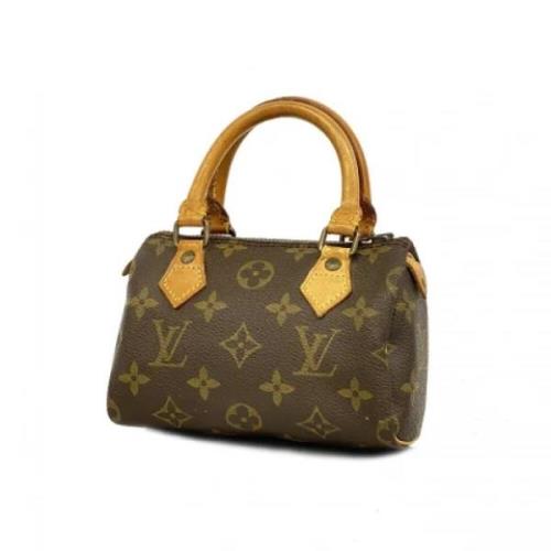 Louis Vuitton Vintage Pre-owned Tyg handvskor Brown, Dam