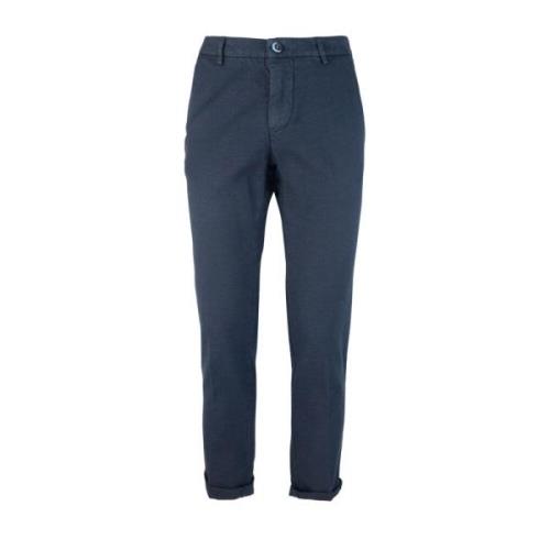 Mason's Slim Fit Blå Byxor Blue, Herr