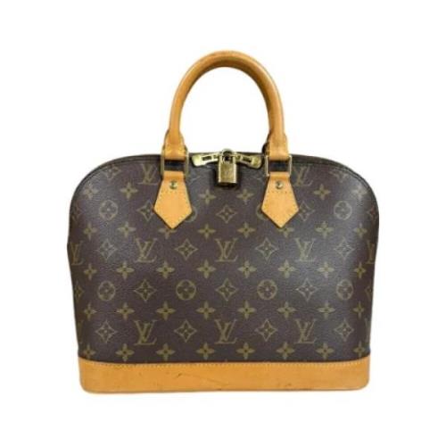 Louis Vuitton Vintage Pre-owned Tyg handvskor Brown, Dam