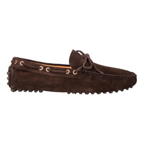 Car Shoe Chamois Läder Loafers Brown, Herr