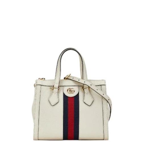 Gucci Vintage Pre-owned Laeder handvskor White, Dam