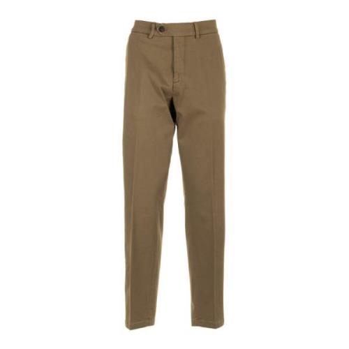 Roy Roger's Brandy Chino Gabardine Byxor Brown, Herr