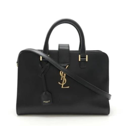 Yves Saint Laurent Vintage Pre-owned Laeder handvskor Black, Dam