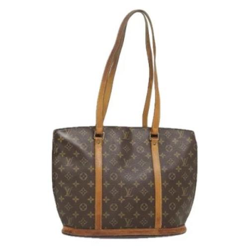 Louis Vuitton Vintage Pre-owned Canvas axelremsvskor Brown, Dam