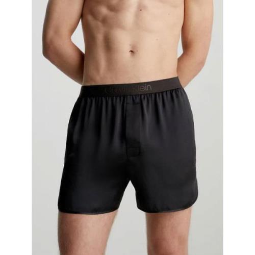 Calvin Klein Silk Trad Boxer Briefs Black, Herr