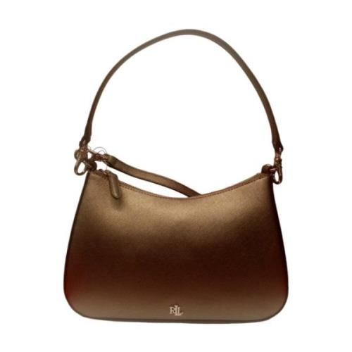 Ralph Lauren Dam Skulderväska Danni Modell Brown, Dam