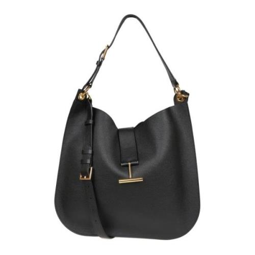 Tom Ford Konvertibel Axelväska Crossbody Black, Dam