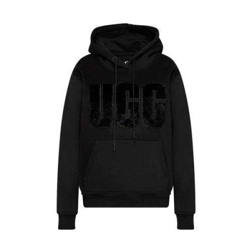 UGG Svart Broderad Tröja Black, Dam