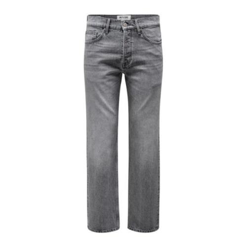 Only & Sons Casual Herrbyxor Gray, Herr