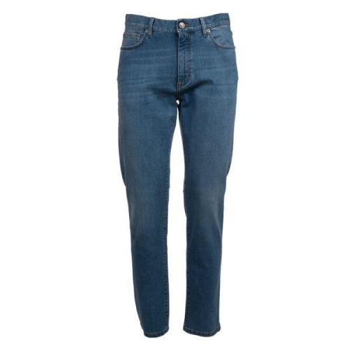 Ermenegildo Zegna Roccia Jeans för Män Blue, Herr