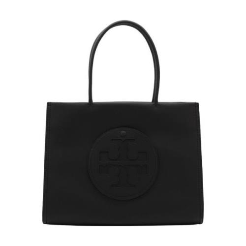 Tory Burch Svart Faux Läder Bio Tote Väska Black, Dam