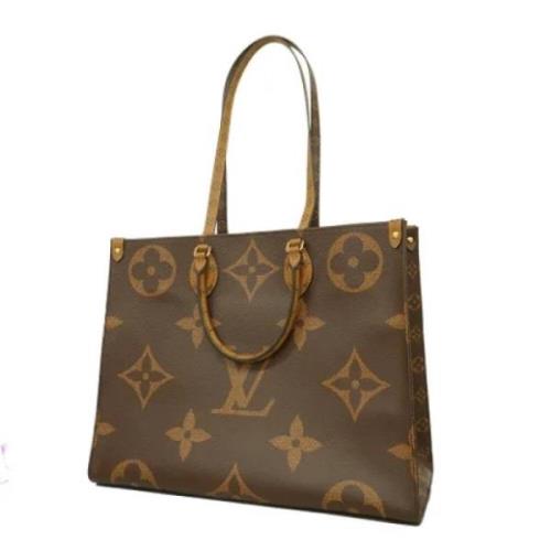 Louis Vuitton Vintage Pre-owned Tyg louis-vuitton-vskor Brown, Dam