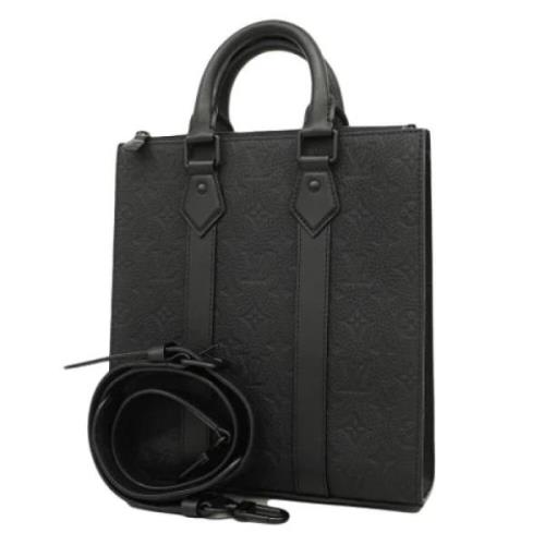 Louis Vuitton Vintage Pre-owned Tyg louis-vuitton-vskor Black, Dam