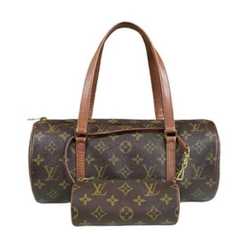 Louis Vuitton Vintage Pre-owned Tyg handvskor Brown, Dam