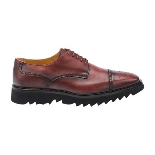 Testoni Bolgheri Derby Soft Delave' Calf Brown, Herr