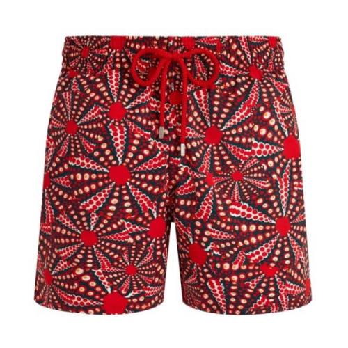 Vilebrequin Korta Oursinades Stretch Badshorts för Herrar Multicolor, ...