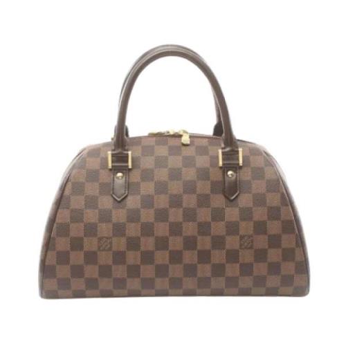 Louis Vuitton Vintage Pre-owned Canvas handvskor Brown, Dam