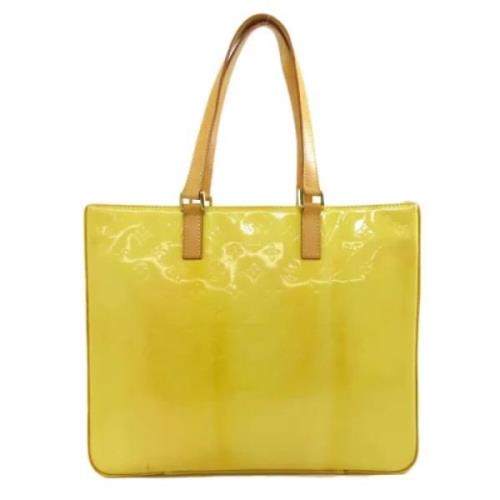 Louis Vuitton Vintage Pre-owned Tyg louis-vuitton-vskor Yellow, Dam