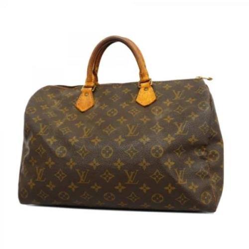 Louis Vuitton Vintage Pre-owned Tyg handvskor Brown, Dam