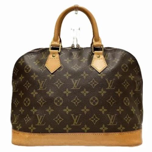 Louis Vuitton Vintage Pre-owned Canvas handvskor Brown, Dam