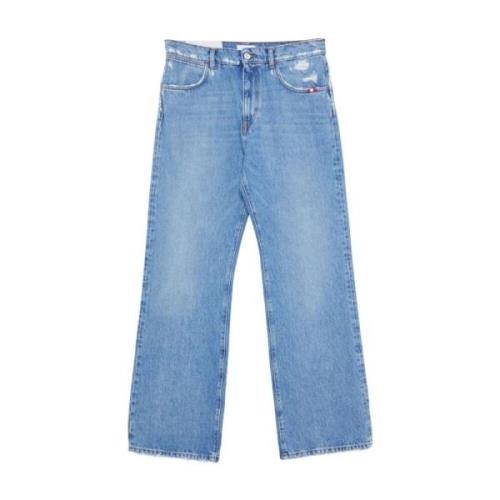 Amish Bootcut Summertime Denim Jeans Blue, Herr