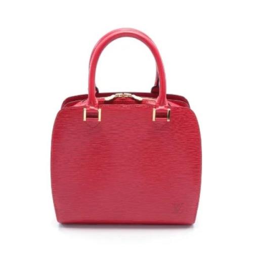 Louis Vuitton Vintage Pre-owned Laeder handvskor Red, Dam