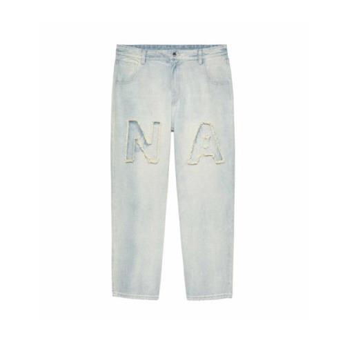 New Amsterdam Surf Association Ljus Denim Blekt Jeans Höst/Vinter 2024...