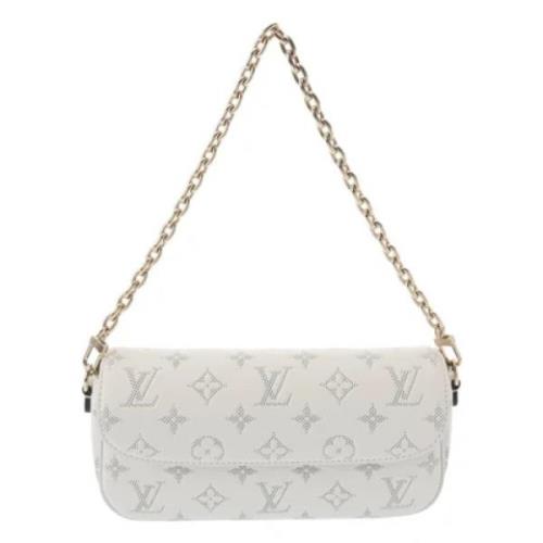 Louis Vuitton Vintage Pre-owned Laeder axelremsvskor White, Dam