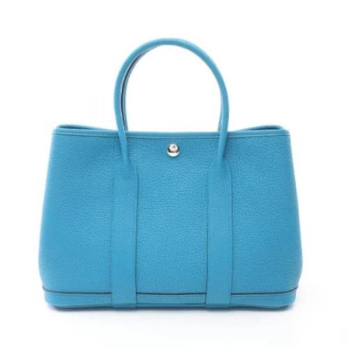 Hermès Vintage Pre-owned Laeder handvskor Blue, Dam