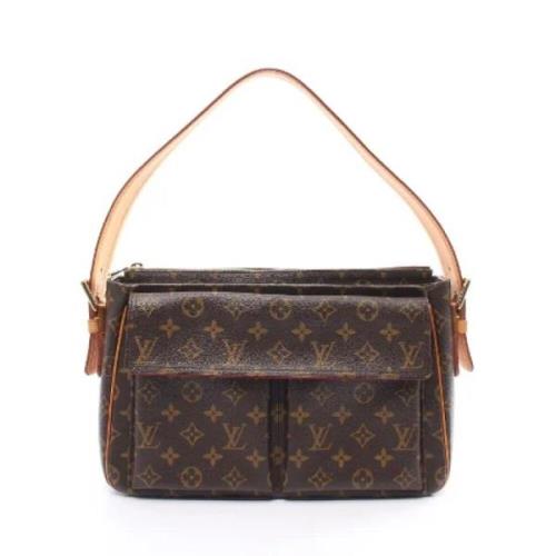 Louis Vuitton Vintage Pre-owned Canvas louis-vuitton-vskor Brown, Dam