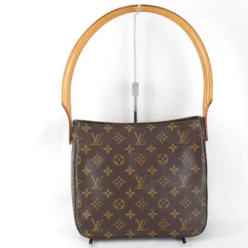 Louis Vuitton Vintage Pre-owned Tyg louis-vuitton-vskor Brown, Dam