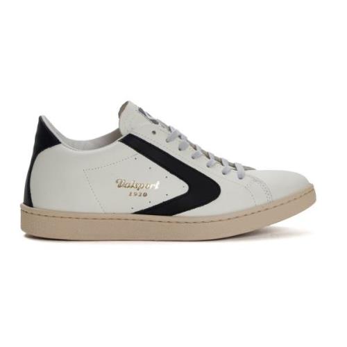 Valsport 1920 Klassiska Lädersneakers Vit Svart White, Herr