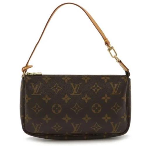 Louis Vuitton Vintage Pre-owned Tyg louis-vuitton-vskor Brown, Dam