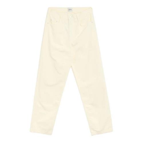 Arte Antwerp Rund Ficka Broderi Jeans Beige, Herr