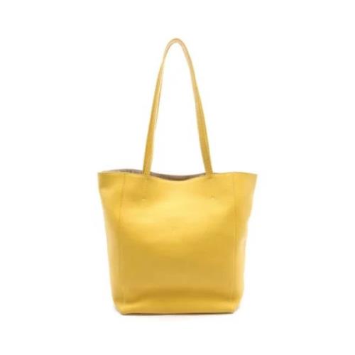 Celine Vintage Pre-owned Laeder celine-vskor Yellow, Dam