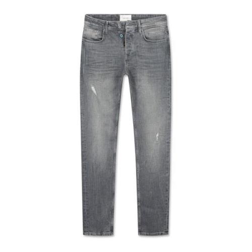 Pure Path Slim Fit Grå Denim Jeans Gray, Herr